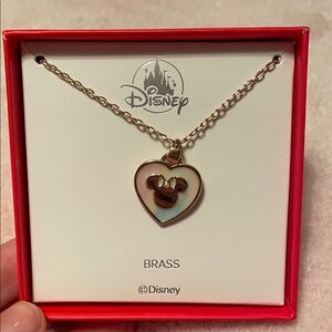 Disney Heart Pendant Necklace - Gold
